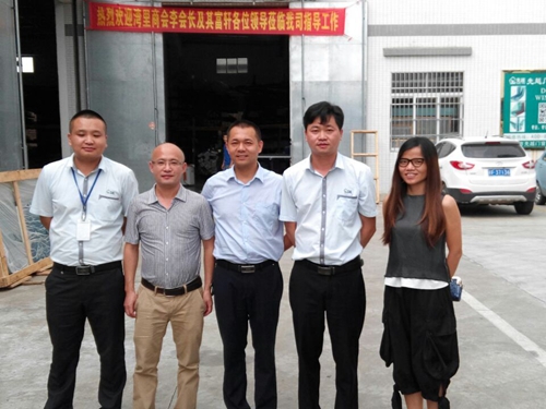 走访企业,富轩门窗&先越门窗相互交流学习