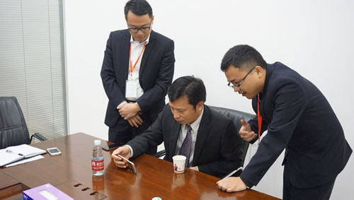 获益良多！牛商总会执行会长来我公司指导网络营销工作