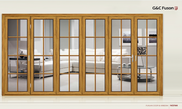 铝合金折叠门隔断使用广泛