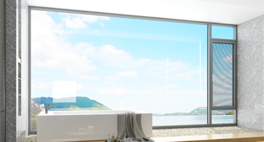 水星外开窗纱一体窗