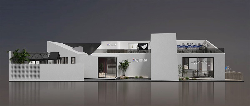 富轩全屋门窗：第25届广州中国建博会，展位效果图揭秘