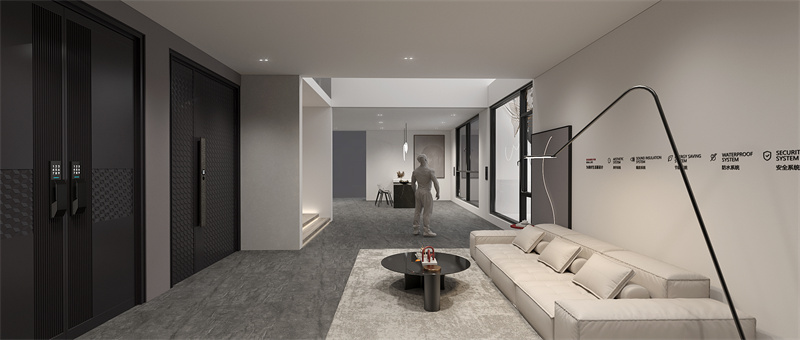 富轩全屋门窗：第25届广州中国建博会，展位效果图揭秘